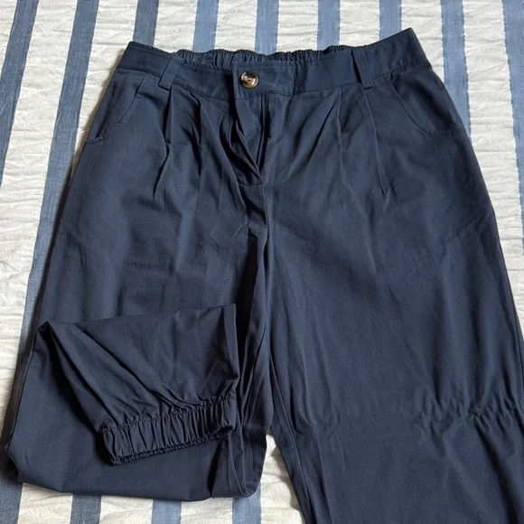 HALARA Navy Track Pants - Picture 1 of 5